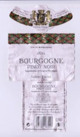 Étiquette Contre étiquette Et Millésime "BOURGOGNE PINOT NOIR 2014" Lions Tuiles Vernissées (2509)_ev191 - Bourgogne