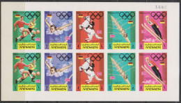 Olympics 1972 - Soccer - YEMEN - Sheet Imp. MNH - Sommer 1972: München
