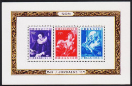 1949. BELGIE. PAINTINGS BLOCK. Never Hinged. Beautiful Quality. (mICHEL BLOCK 22) - JF543959 - Unused Stamps