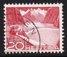 1949. HELVETIA - SCHWEIZ. Landscapes 20 C Type I Where The Bottom Line On The House Is Missing. A Stamp Mi... - JF543964 - Oblitérés