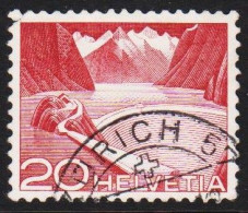 1949. HELVETIA - SCHWEIZ. Landscapes 20 C Type I Where The Bottom Line On The House Is Missing. A Stamp Mi... - JF543967 - Gebraucht