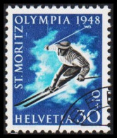 1948. HELVETIA - SCHWEIZ. Winter Olympics St. Moritz 30+10 C. - JF543973 - Oblitérés