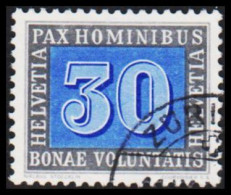 1945. HELVETIA - SCHWEIZ. PAX 30 C.  - JF543981 - Used Stamps