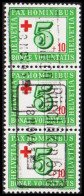 1945. HELVETIA - SCHWEIZ. PAX 5+10 C. In 3stripe. - JF543983 - Oblitérés