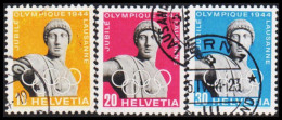 1944. HELVETIA - SCHWEIZ. 50 Years Olympic Comitee Complete Set.  - JF543984 - Gebraucht