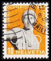 1944. HELVETIA - SCHWEIZ. 50 Years Olympic Comitee 10 C.  - JF543985 - Oblitérés