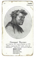 Chromo Image Cartonnee  - Histoire -  Italie -  Giovanni Boccace - Geschiedenis