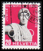 1944. HELVETIA - SCHWEIZ. 50 Years Olympic Comitee 20 C.  - JF543987 - Oblitérés
