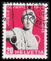 1944. HELVETIA - SCHWEIZ. 50 Years Olympic Comitee 20 C.  - JF543987 - Gebraucht