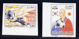 Algérie Série Complète Non Dentelé Imperf Football CM 2002 ** - 2002 – South Korea / Japan