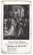 Chromo Image Cartonnee  - Histoire - Pierre Paul Rubens -  Mariage De HenriIV - Historia