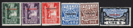 1923. TRIPOLITANIA. TRIPOLITANIA Overprint On Complete Set From Italy: March Against Rome, ... (Michel 19-24) - JF544011 - Tripolitania