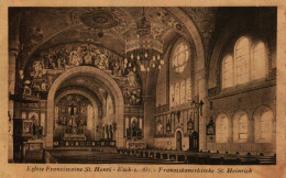 ESCH-SUR-ALZETTE - Église Franciscaine St.Henri - Franziskanerkirche St.Heinrich - Peintures De Nic.Brücher - Esch-Alzette