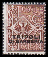 1909. TRIPOLI. TRIPOLI DI BARBERIA Overprint On CENT 1, Hinged.  (Michel 1) - JF544019 - Tripolitaine