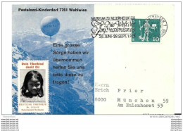 69 - 78 - Carte Avec Oblit Mécanique De Schaffhausen Kinderdorf Pestalozzi 1963 - Marcophilie