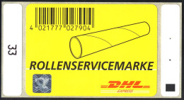 Katalognr. 2: Rollenservicemarke 2004, DHL EXPRESS, Posthornhologramm, ** - Frankeermachines (EMA)