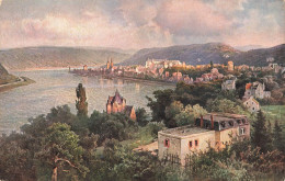 ALLEMAGNE - Boppard - Vue De La Ville - Fleuve - Maisons - Des Collines Au Loin - Carte Postale Ancienne - Boppard