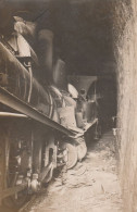 OLLIERGUES PHOTO CARTE ACCIDENT FERROVIAIRE TRAIN TUNNEL DU CHALARD LIGNE VICHY-DARSAC 4 DECEMBRE 1911 TBE - Olliergues