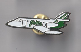 PIN'S THEME AVION  JET PRIVE   GALLIC  GROUPE  GALLIC  AVIATION  PARIS - Avions