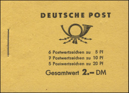MH 3b2.4 Fünfjahrplan 1961, 2 PLF HBl.7B, 2 PLF HBl.8B Und 1 PLF HBl.9B ** - Postzegelboekjes