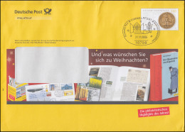 Plusbrief F 177 Goldene Bulle: Weihnachtswünsche SSt HIMMELPFORT 21.11.2006 - Enveloppes - Neuves