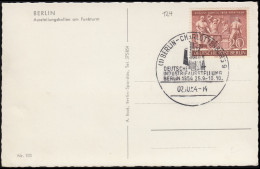 125 August Borsig Auf Blanko-AK, SSt BERLIN Industrieausstellung 2.10.1954 - Factories & Industries