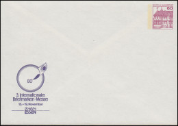 PP 115/65 BuS 60 Pf. 3. Briefmarken-Messe Essen 1980, Postfrisch ** - Sobres Privados - Nuevos