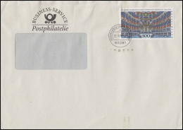 1983 Bayreuth 300 Pf. EF Brief Business-Service Postphilatelie FRANKFURT 22.6.98 - Music