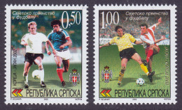 Bosnia Serbia 2002 Football World Championship Soccer Japan South Korea Nippon, Set MNH - 2002 – Zuid-Korea / Japan