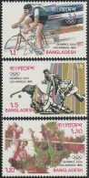 THEMATIC OLYMPIC GAMES:  LOS ANGELES '84.  CYCLING, HOCKEY, VOLLEYBALL     -   BANGLADESH - Verano 1984: Los Angeles