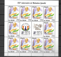 2019 - ANGOLA - 150 Ans Naissance Gandhi - Joint Issues