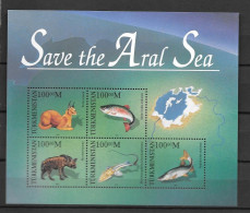 1996 -Turkmenistan - Sauvez La Mer D'Aral - Joint Issues
