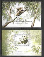 1995 - AUSTRALIE, Chine - Pandas, Koalas - Joint Issues