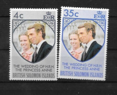 1973 - SALOMON - Mariage Princesse Anne - Joint Issues