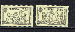 N° 378 - 379 Andorre Paire Europa Luxe - Nuevos