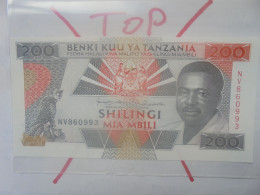 TANZANIE 200 SHILLINGI 1993 Neuf (B.33) - Tanzanie