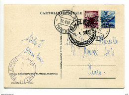 Trieste A - Fiera Di Trieste 1950 Su Cartolina Ufficiale - Neufs