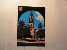 Córdoba - Patio De Los Naranjos Con Torrev De La Catédral Y Puerta Del Perdon - Córdoba