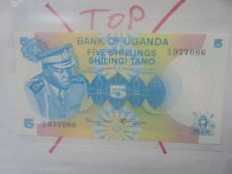 OUGANDA 5 SHILLINGS 1977 Neuf (B.33) - Uganda