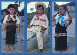 FOLKLORE - Trajes Regionales De Los Altos De Chiapas - Carte Postale - Vestuarios