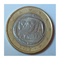 GRECE - KM 187 - 1 EURO 2004 - CHOUETTE D' ATHENES - SPL - Greece