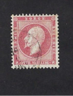 NORVEGE: YV 5 (1856), Perf 13, Oblitération Légère, Bonne Perf ,no Thin, No Crease,  Good Condition - Gebraucht