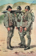 ARTS - Peintures Et Tableaux - Infanterie - Soldaten In Veldtenue - Carte Postale Ancienne - Paintings