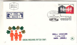 Israël - Lettre Recom De 1978 - Oblit Jerusalem - Exp Vers Haifa - - Lettres & Documents