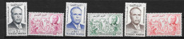 1957 - 434 à 439 **MNH - Anniversaire Indépendance - Tunisia (1956-...)