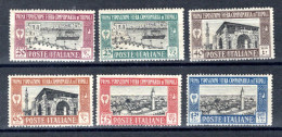 LIBYA - Tripolitaine, 15.2.1927 1er Faoire De Tripoli, Michel-N° 51 - 56, MLH - Tripolitaine