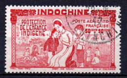 Indochine  - 1942 - Protection De L' Enfance -  PA 22 - Oblit - Used - Airmail