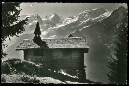 COMBLOUX Une Chapelle Prés De Combloux  édition Et Cliché G.ROSSAT MIGNON Carte Rare - Combloux