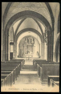 PONTORSON  Intérieur De L'église édition L.L Carte Rare - Pontorson