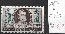 ROUMANIE 1457 Oblitéré Côte Côte 0.40 € - Used Stamps
